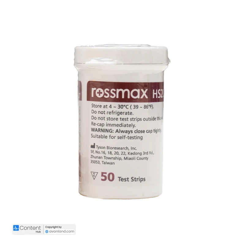 نوار تست قند Rossmax