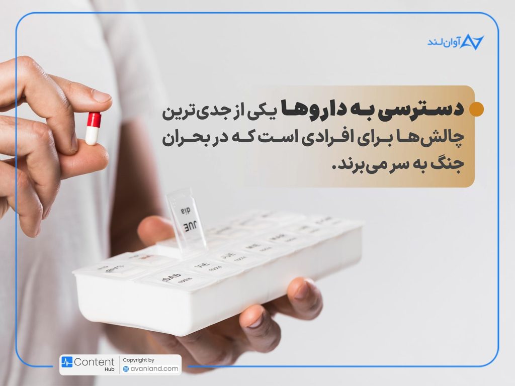 تصویر شاخص: مدیریت دیابت در شرایط جنگی: دسترسی به داروها یکی از جدیترین چالشها برای افرادی است که در بحران جنگ به سر میبرند.